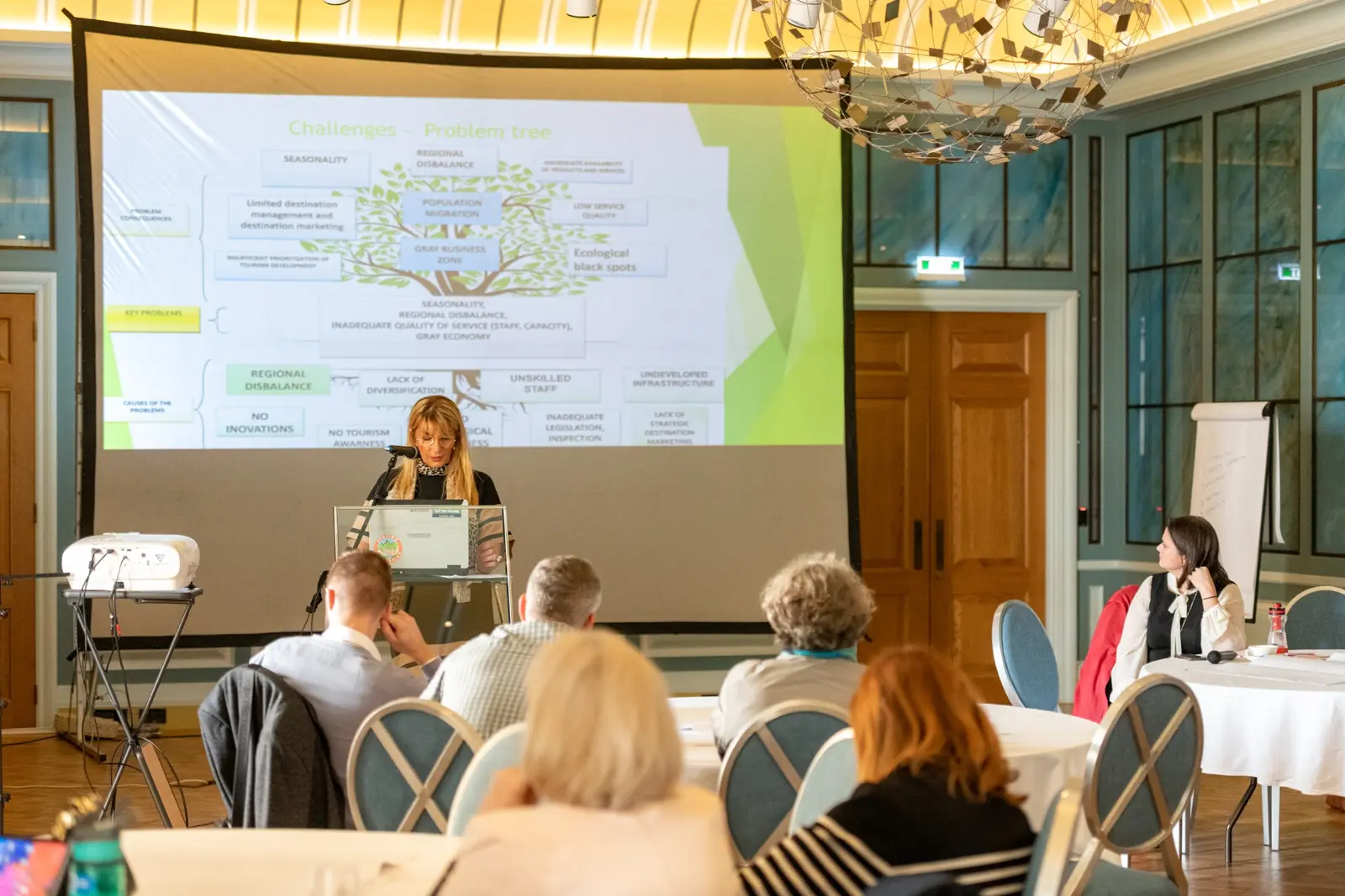 Dr Aleksandra Gardasevic-Slavuljica delivering destination leadership training to tourism professionals